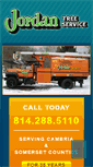 Mobile Screenshot of jordantreeservice.com